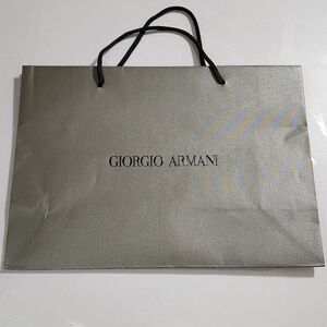 Giorgio Armani Grey Designer Gift Bag